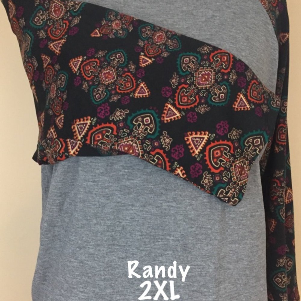 LuLaRoe Randy Baseball T new with tags